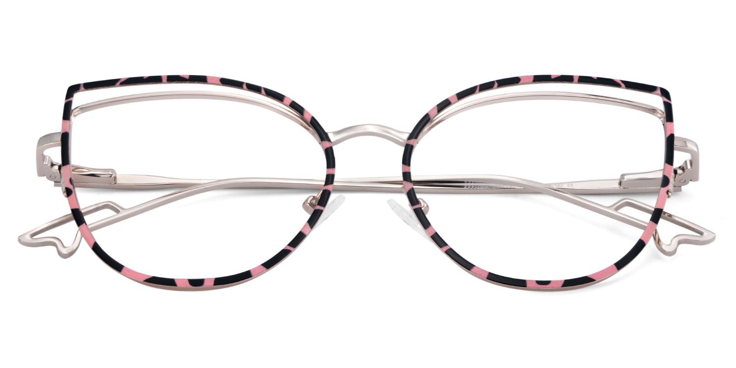 Spivey Rosa-Tortoise Cateye Metall Brille1