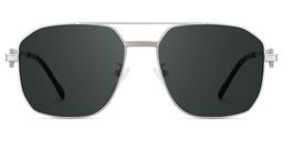Ludwig Silber Pilot Sonnenbrille0