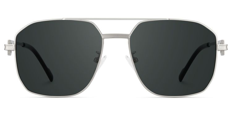 Ludwig Silber Pilot Sonnenbrille