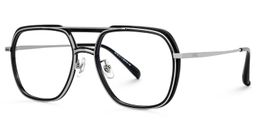Rickey Schwarz Pilot Brille1