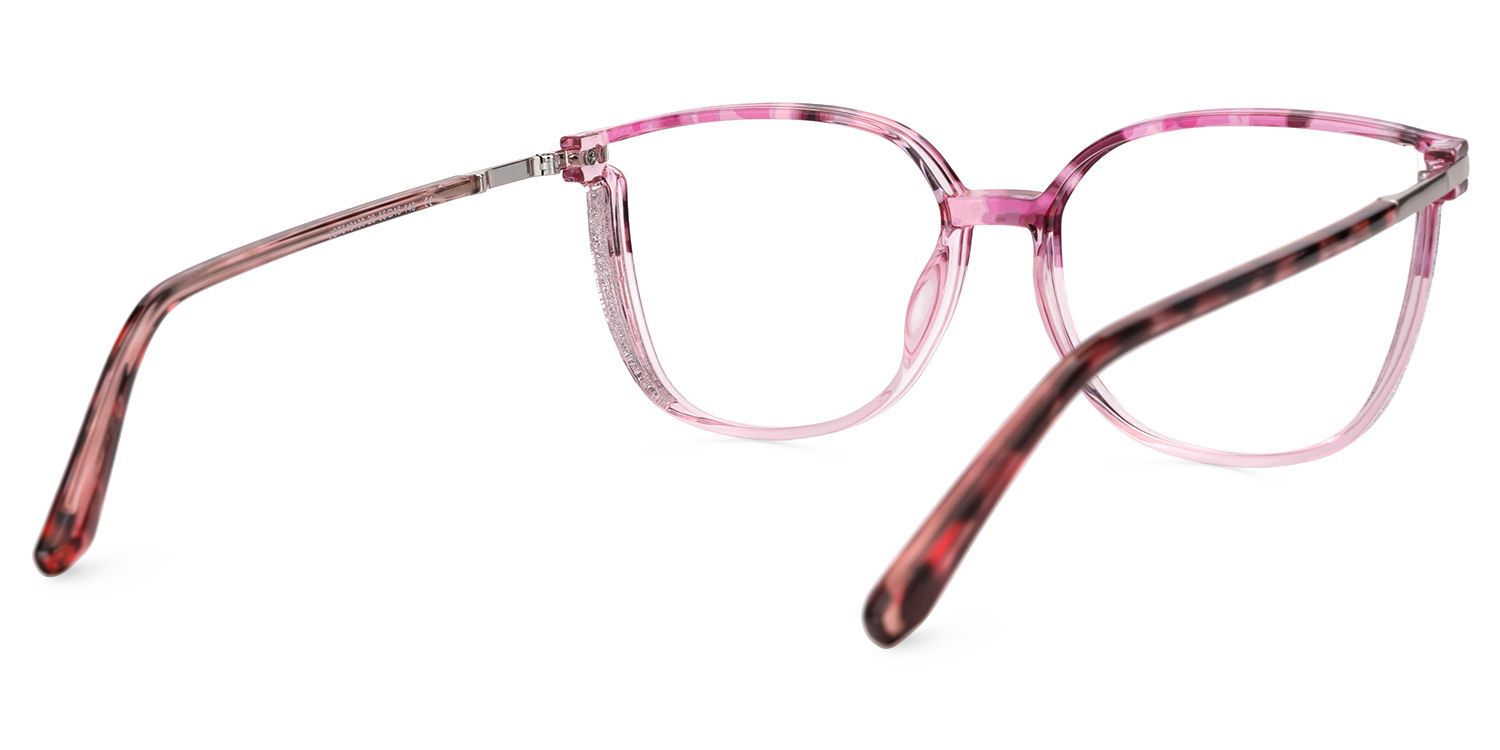 Walden Blumendruck-Rosa Cateye Brille3