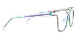 Shine Bunt Quadratisch Brille5