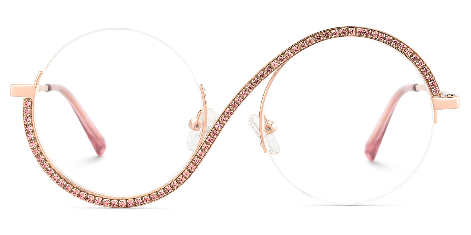 Alina Rosa Rund Brille0