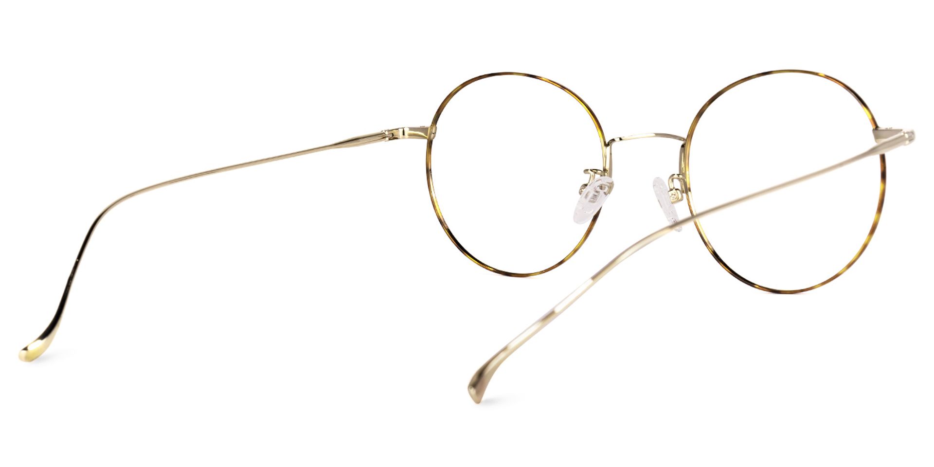 Spalding Gelb-Tortoise Rund Brille3