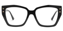 Jemia Schwarz Schmetterling Brille0