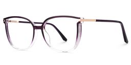 Walden Dunkellila Cateye Brille2