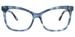 Richardson Blau Cateye Brille0