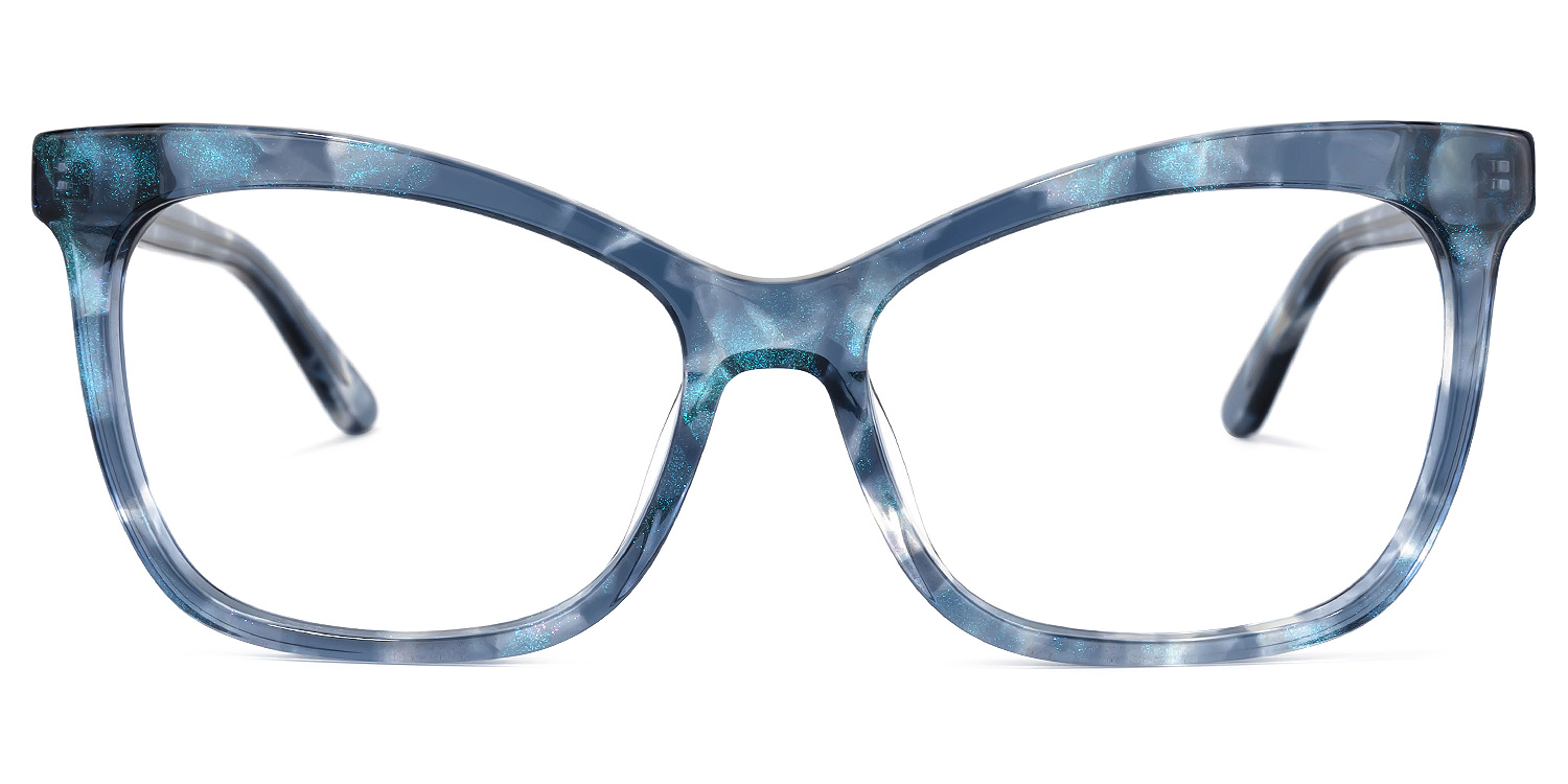 Richardson Blau Cateye Brille0