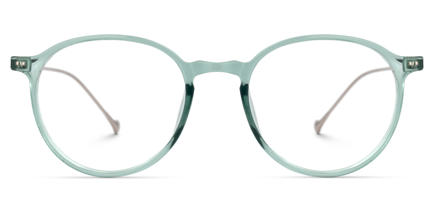 Micah Grün Kristall Rund Brille0