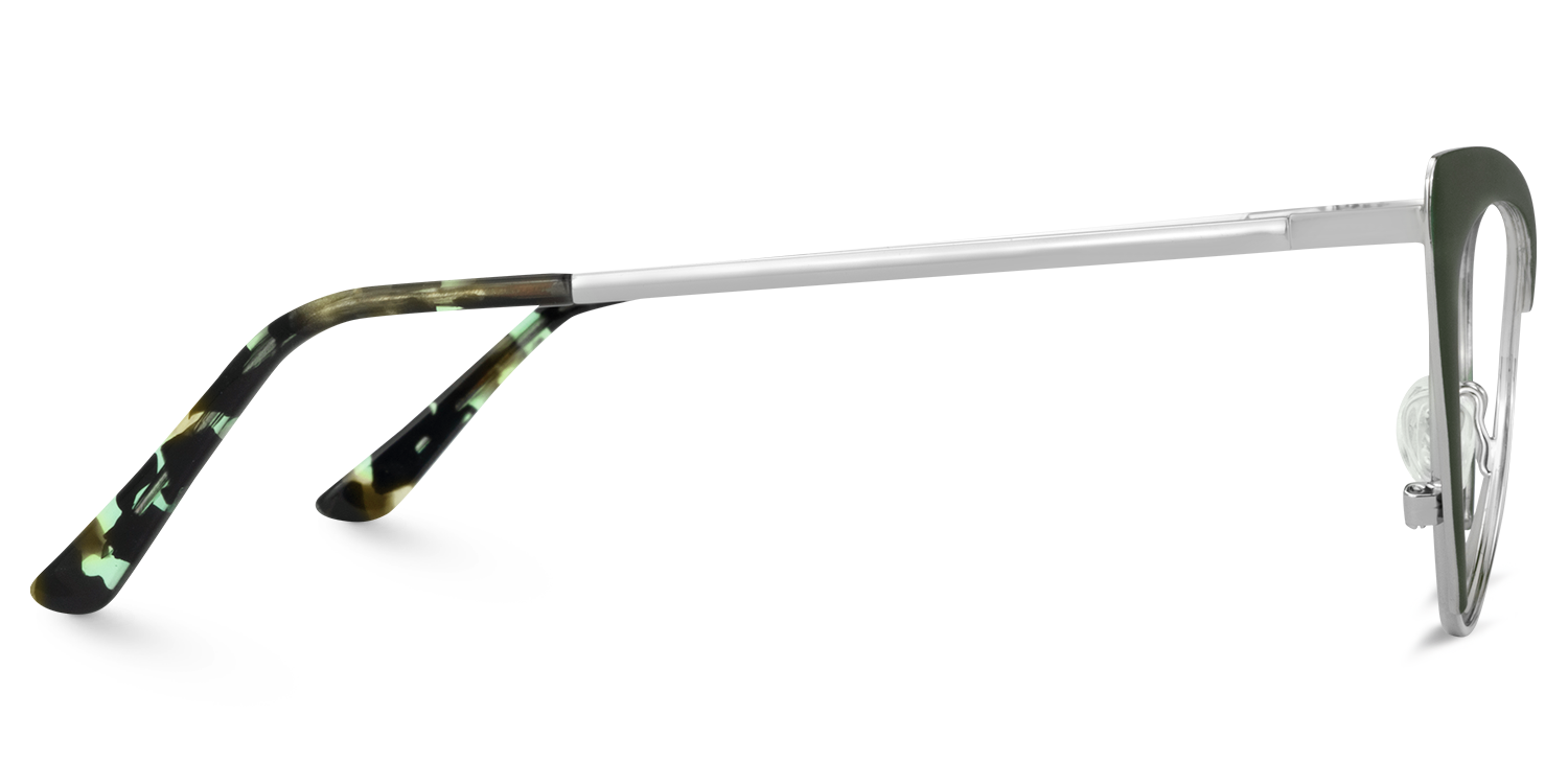 Ellen Grün Cateye Brille3