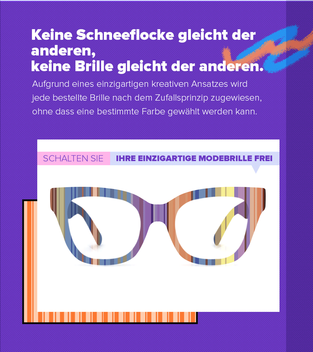 Nereyda Lutscher Bunt Cateye Bonbon Brille
