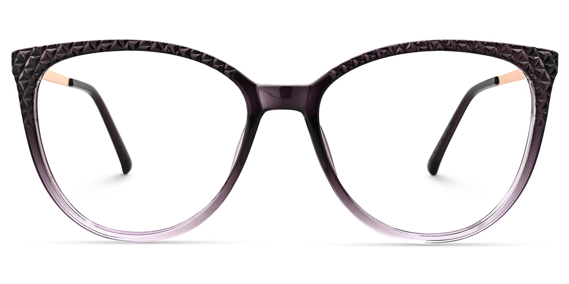 Dagmar Dunkellila Cateye Brille1