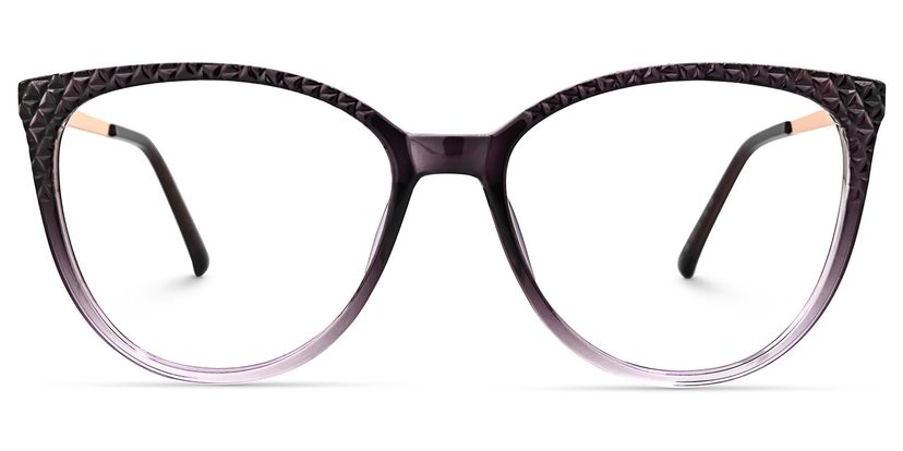 Dagmar Dunkellila Cateye Brille