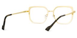 Maverick Gold Quadratisch Brille6