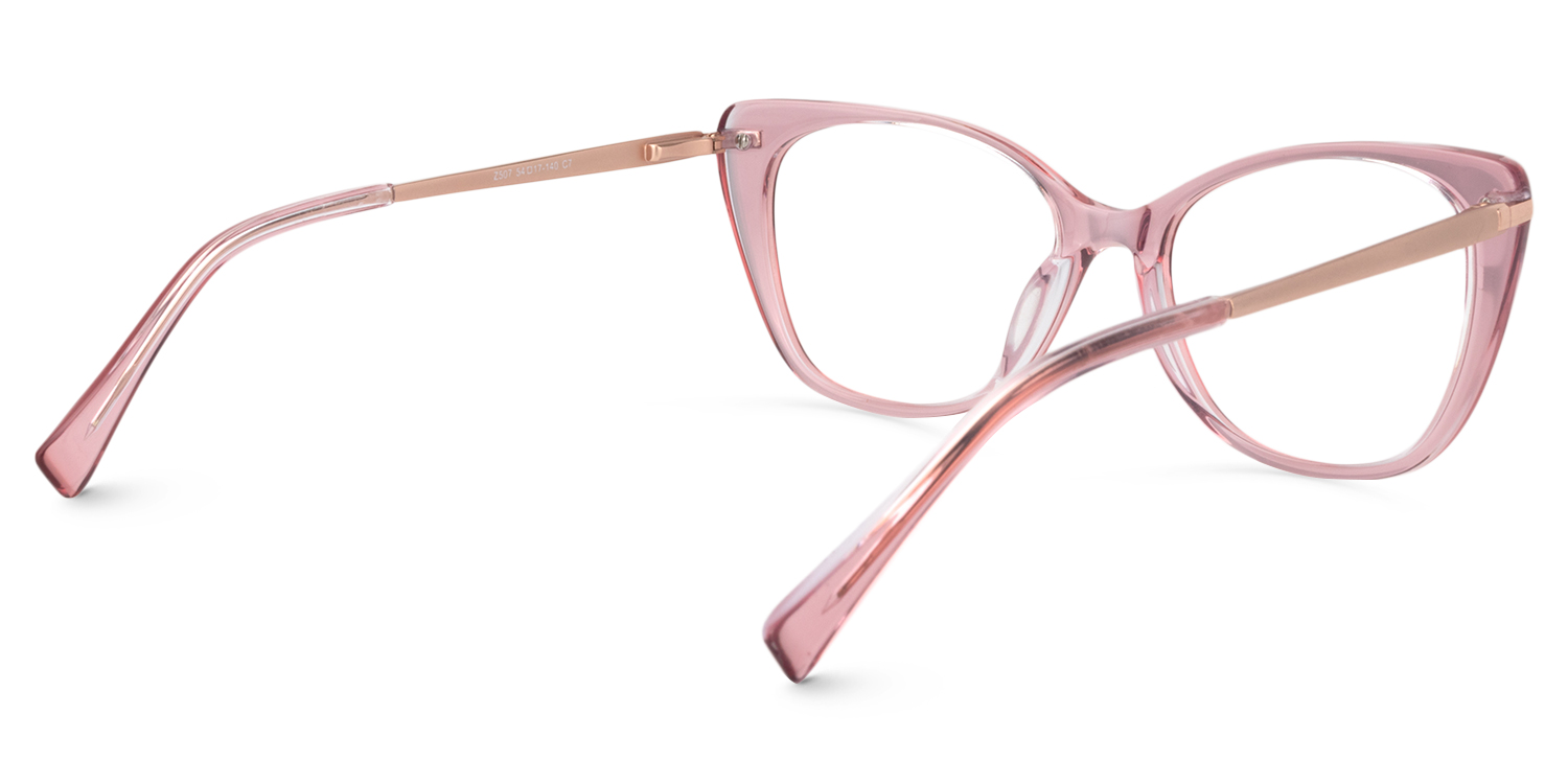 Chanda Rosa Kristall Cateye Brille3