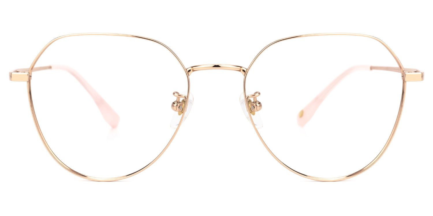 Kevin Gold Geometrisch Brille0