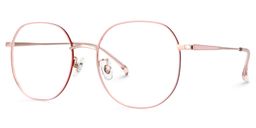 Qusay Rosa Rund Brille1