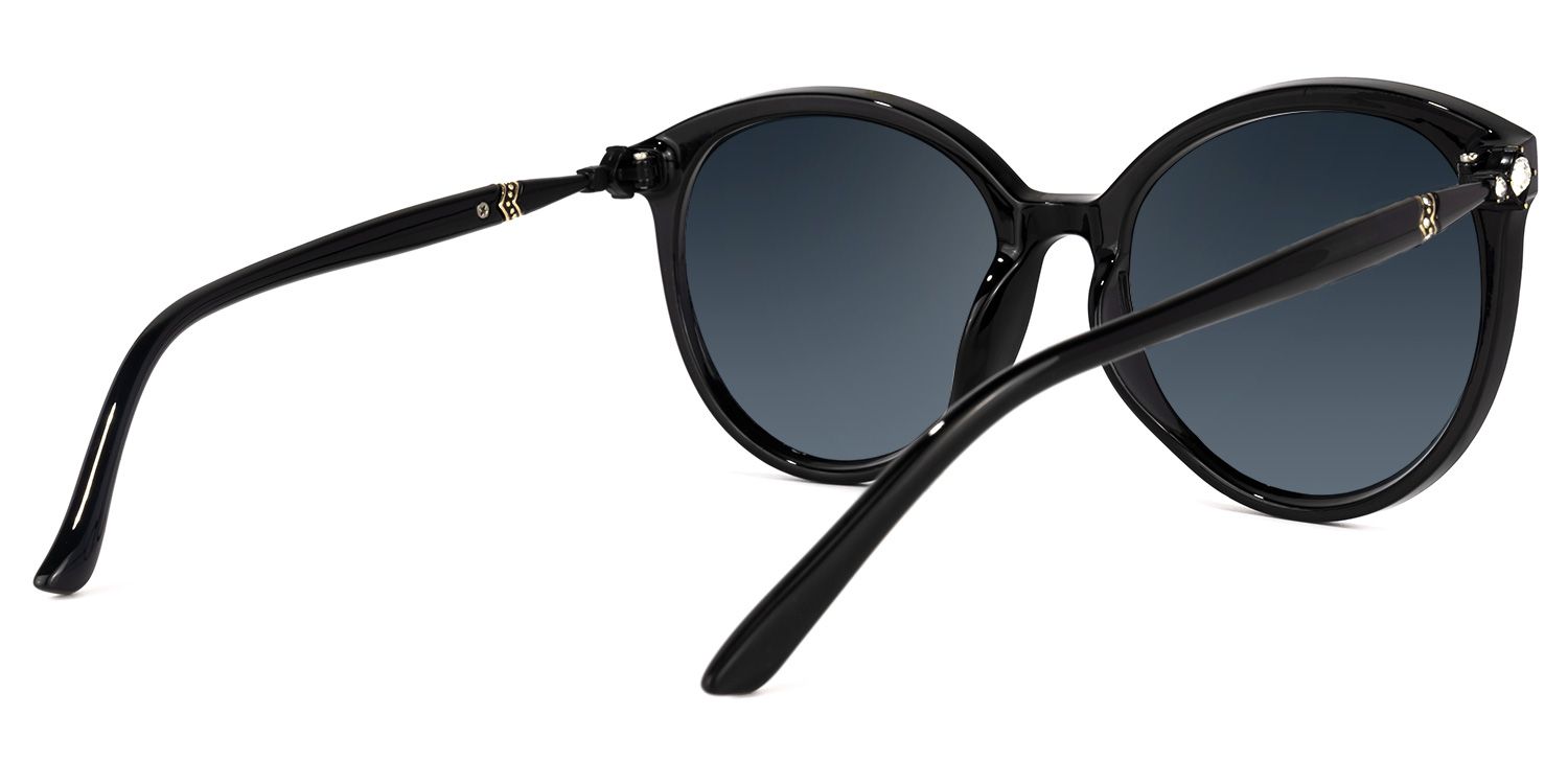 Steffi Schwarz Rund Sonnenbrille3