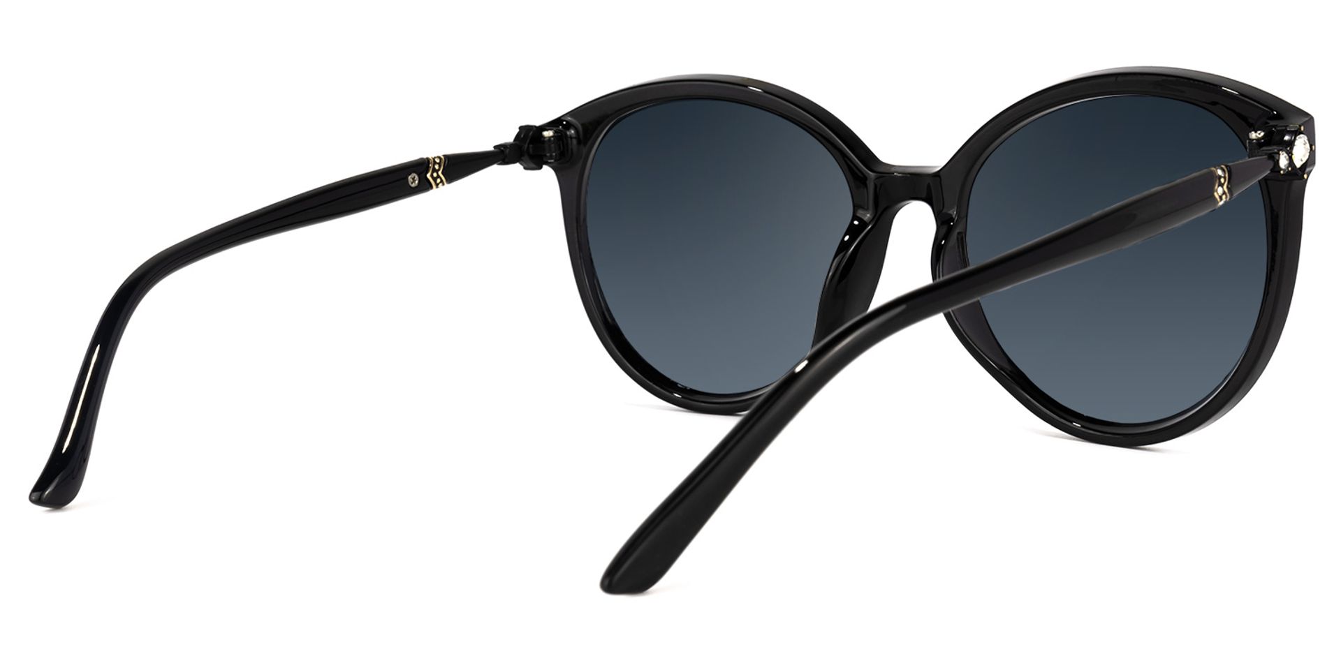 Steffi Schwarz Rund Sonnenbrille3