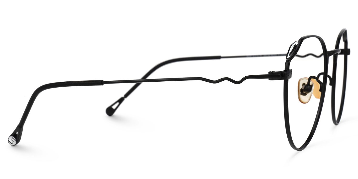 Burton Schwarz Rund Brille3