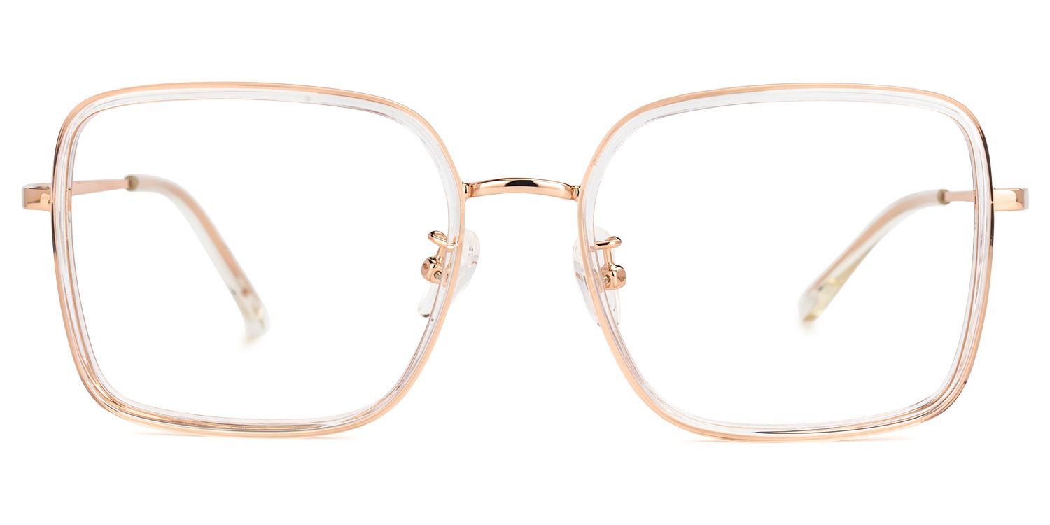 Jenifer Gold Quadratisch Brille0