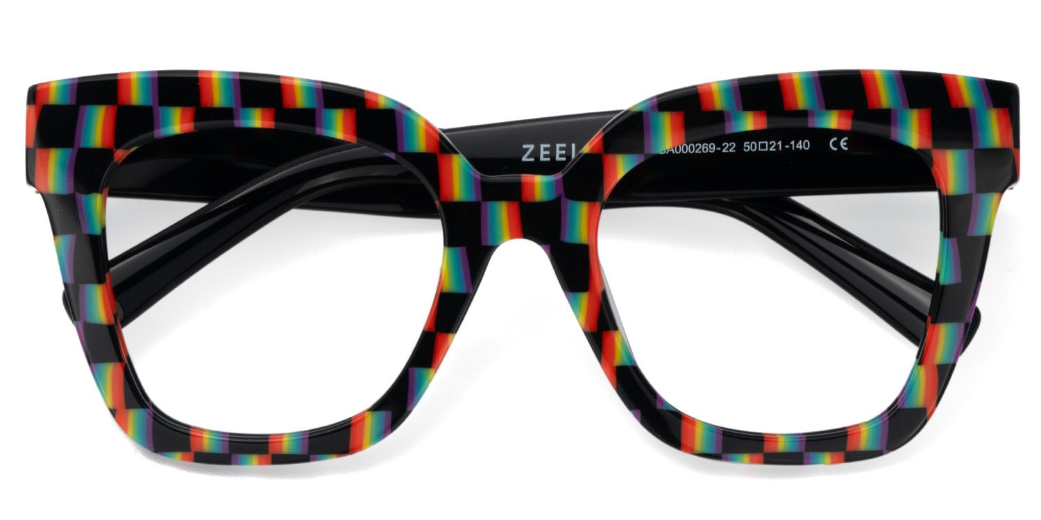 Malcolm Bunt Quadratisch Acetat Brille1