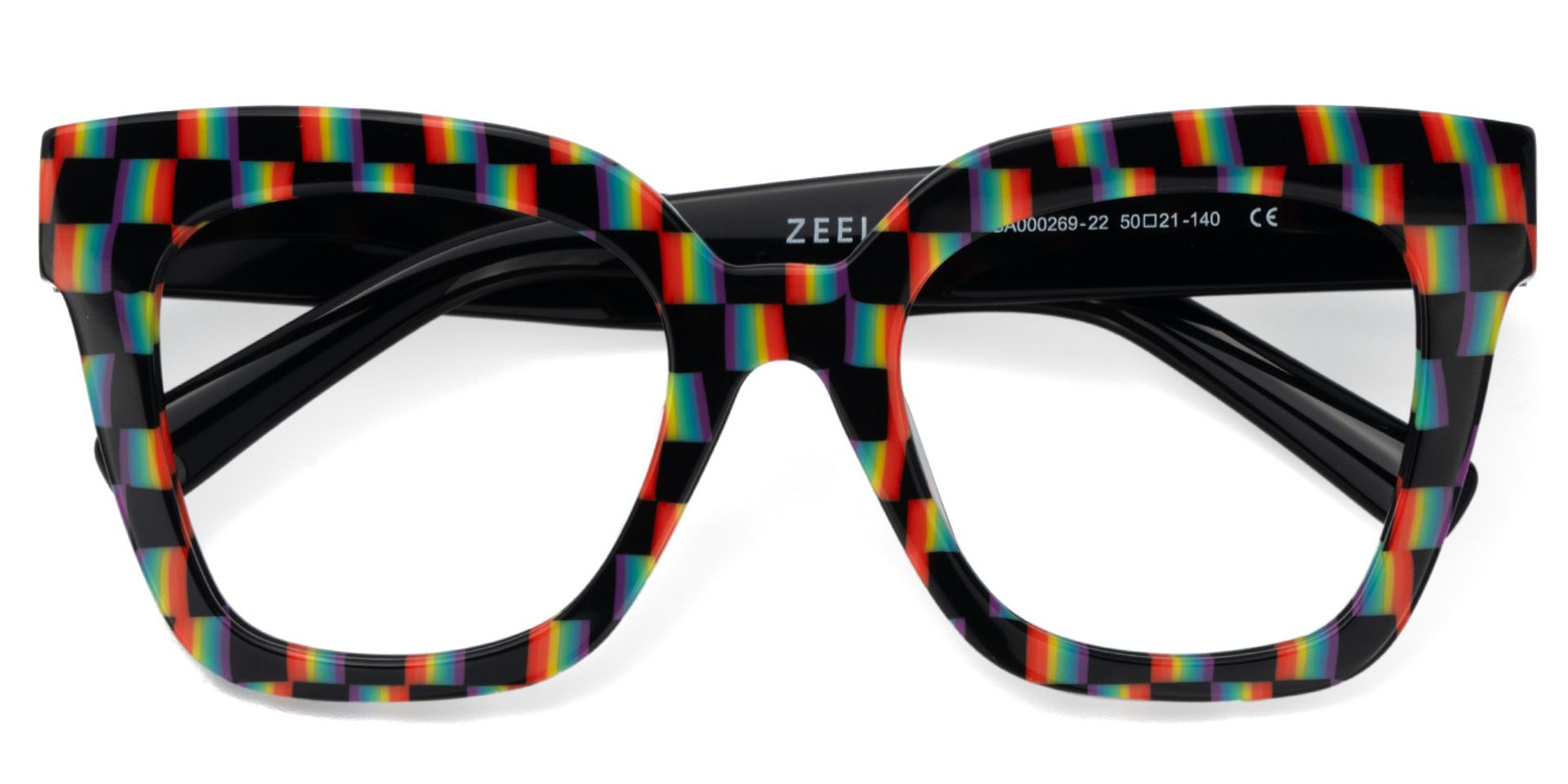 Malcolm Bunt Quadratisch Acetat Brille1