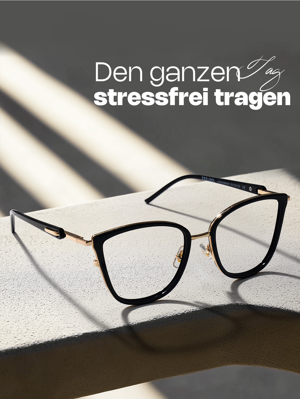 Marisa Schwarz Cateye Brille