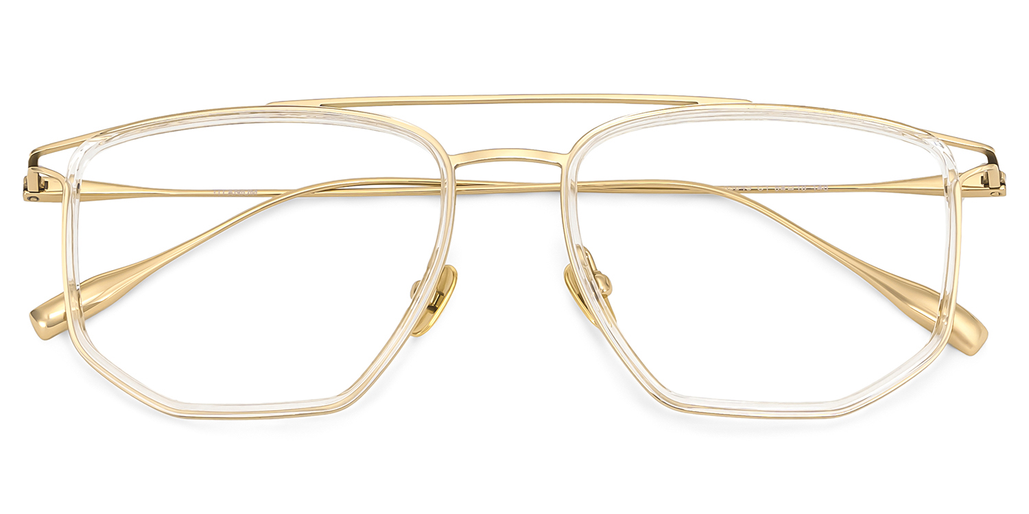 Nico Gold-Kristall Pilot Brille1