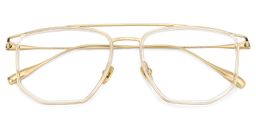 Nico Gold-Klar Pilot Brille1