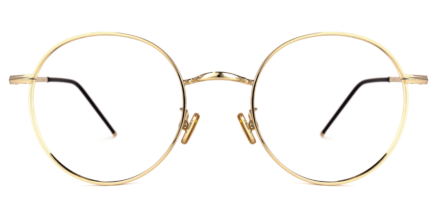 Yamilet Gold Runde Brille0