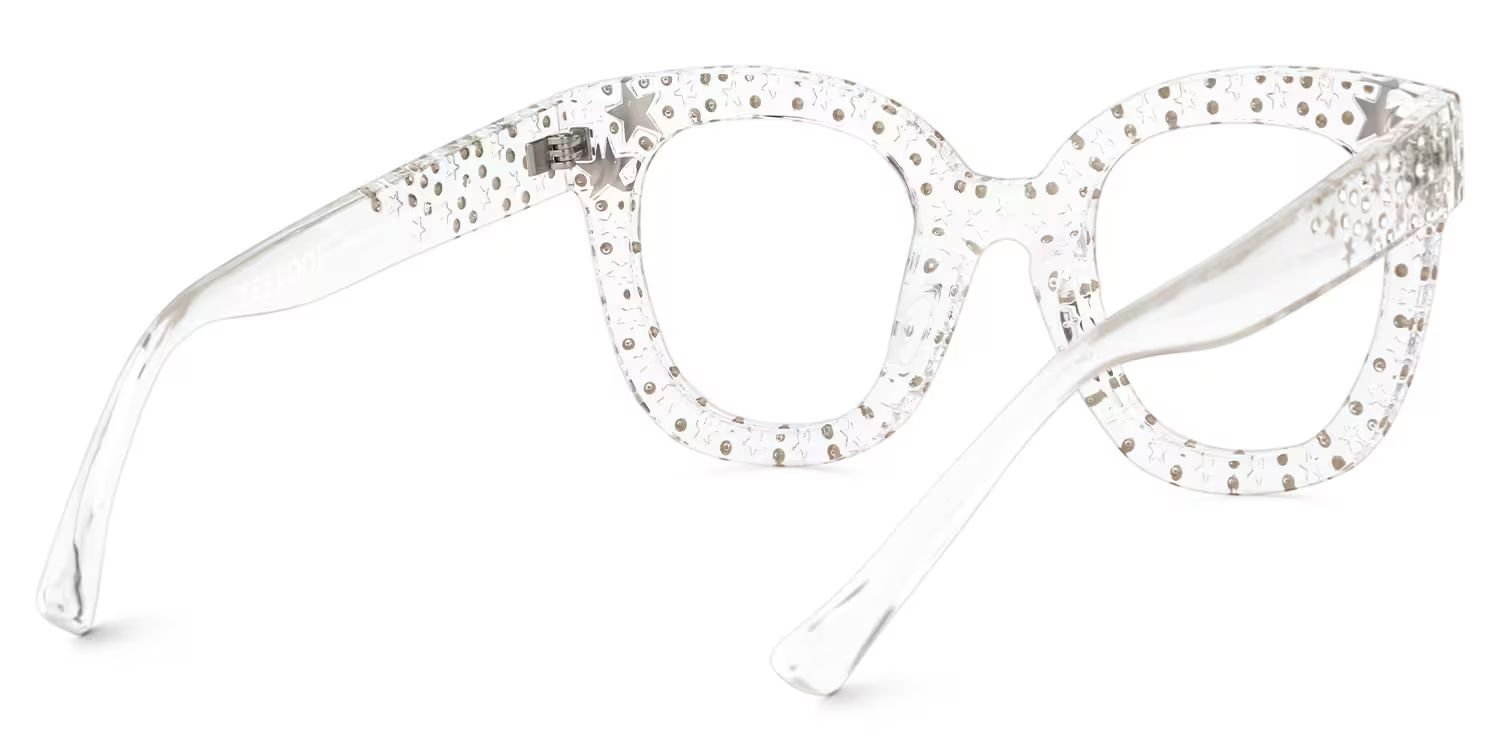 Kahle Klar Cateye Kunststoff Brille5