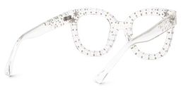 Kahle Klar Cateye Brille5