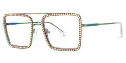 Diva Bunt Quadratisch Brille1