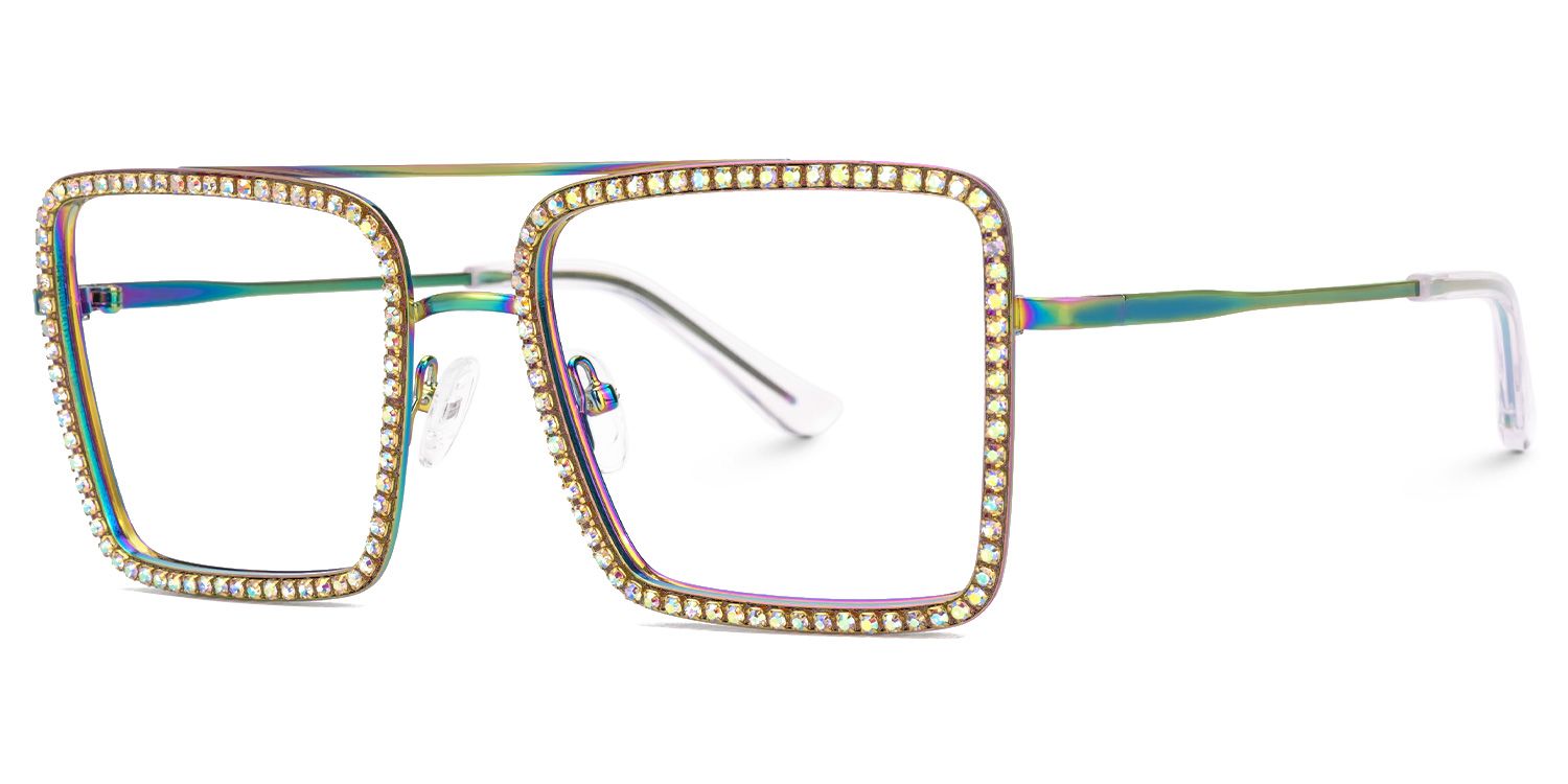 Diva Bunt Quadratisch Brille1