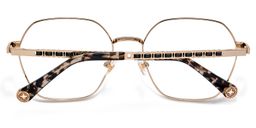 Dunbar Schwarz Geometrisch Brille2