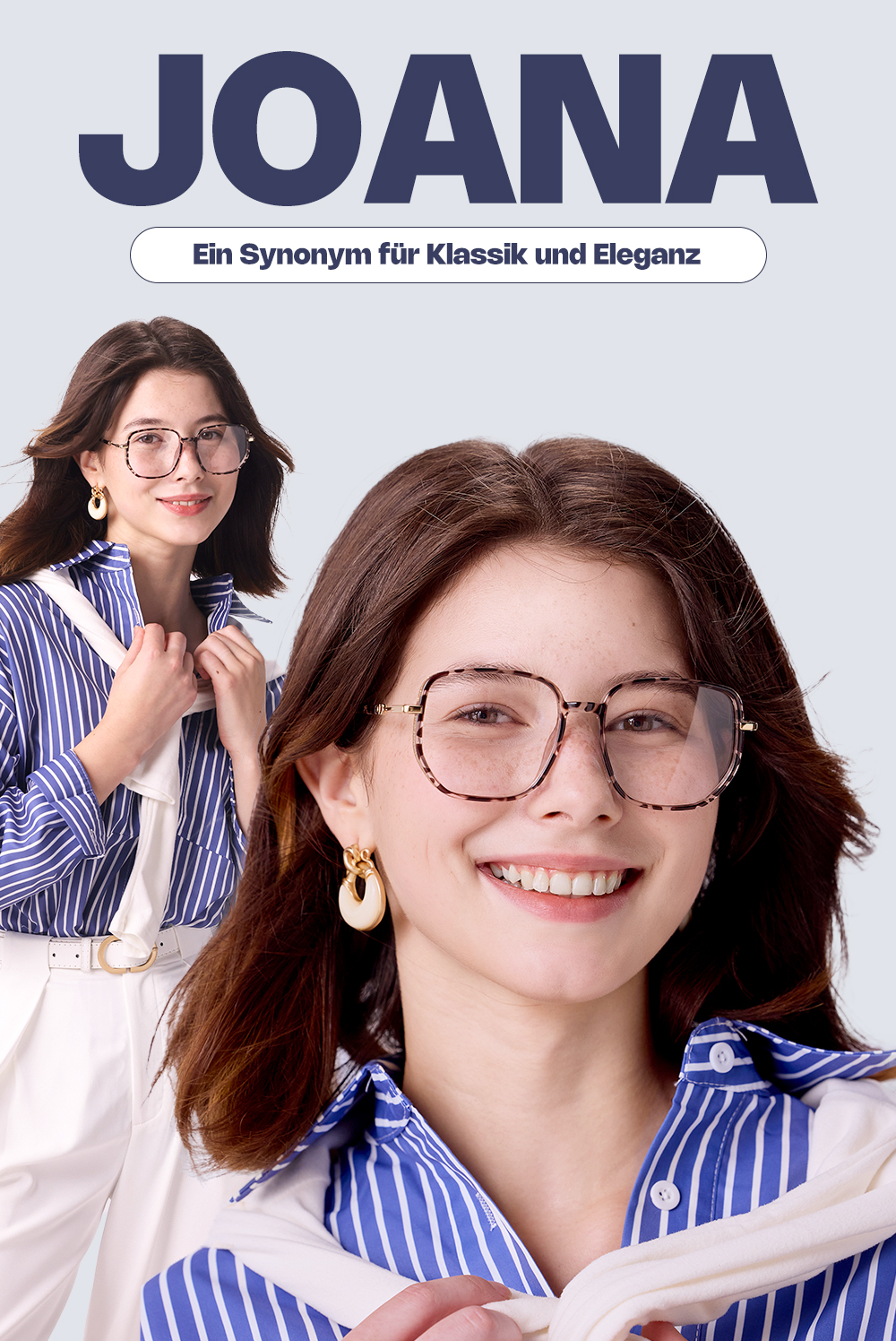 Joana Tortoise Geometrisch Brille