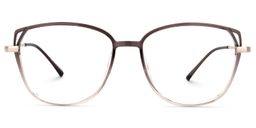 Haygood Braun Klar Cateye Brille0