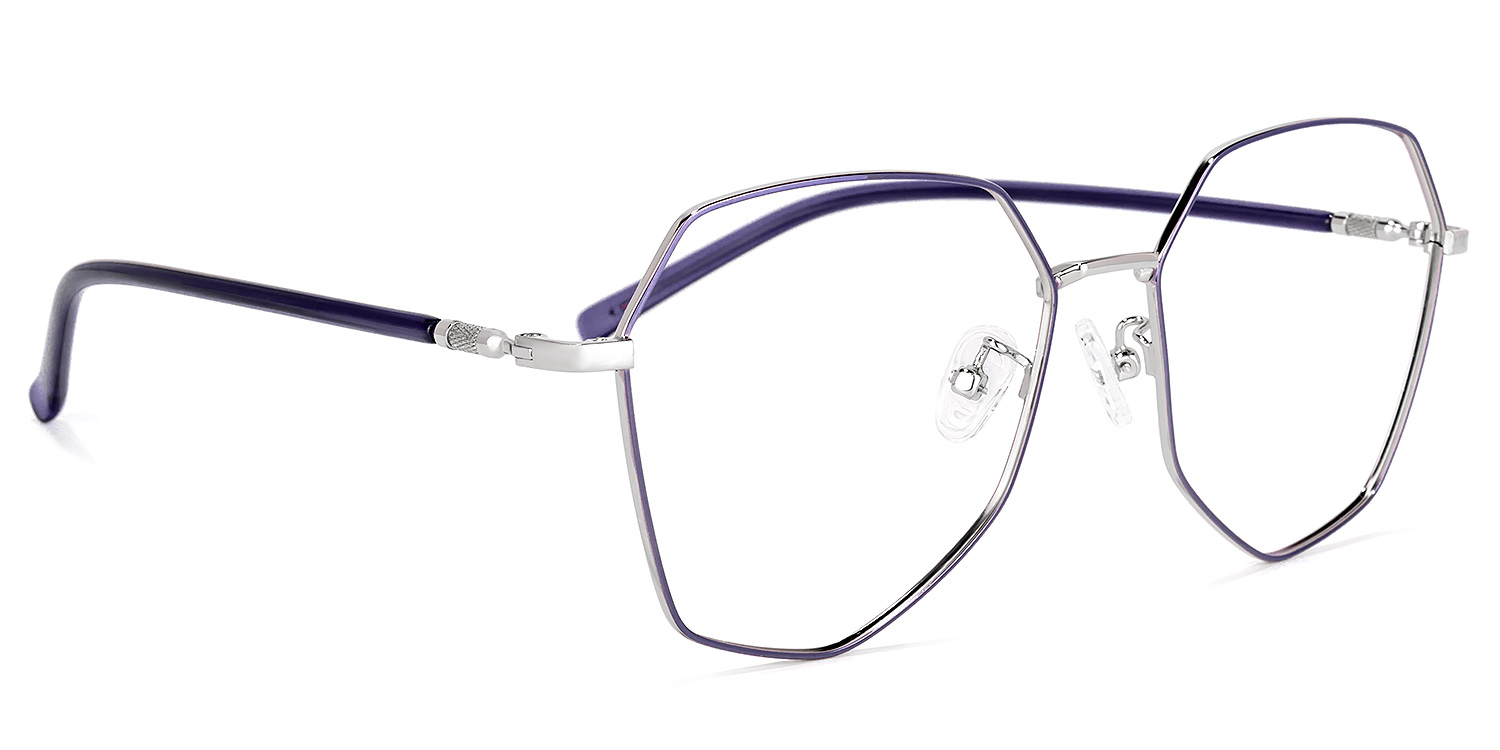 Joo Lila Geometrisch Brille2
