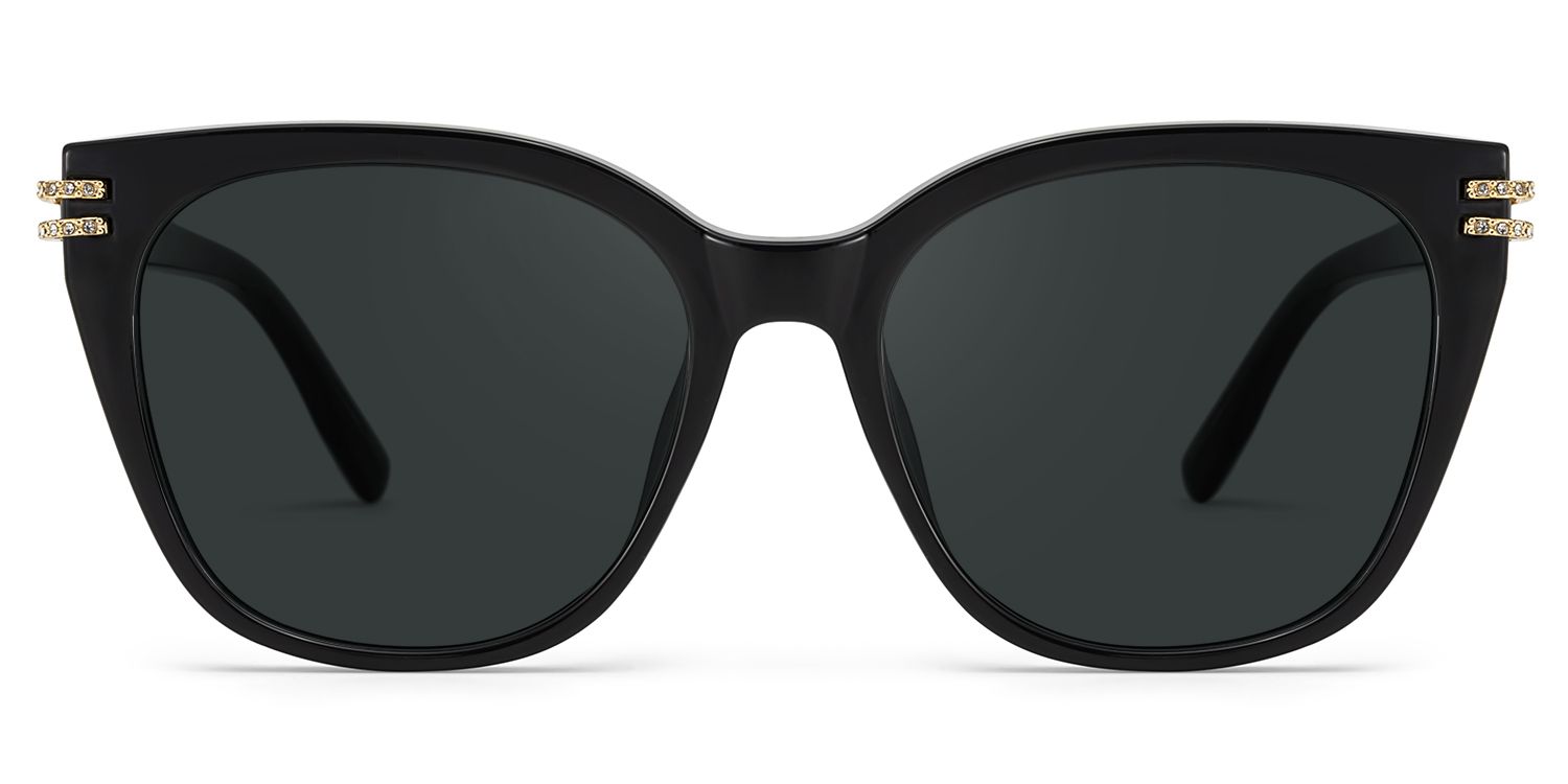 Vogue Tr90 Schwarz Square Sonnenbrille | ZEELOOL0