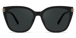 Vogue Schwarz Quadratisch Sonnenbrille0