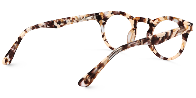 Abigail Braun-Tortoise Rund Brille4