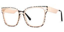 Dacarine Tortoise Quadratisch Brille3