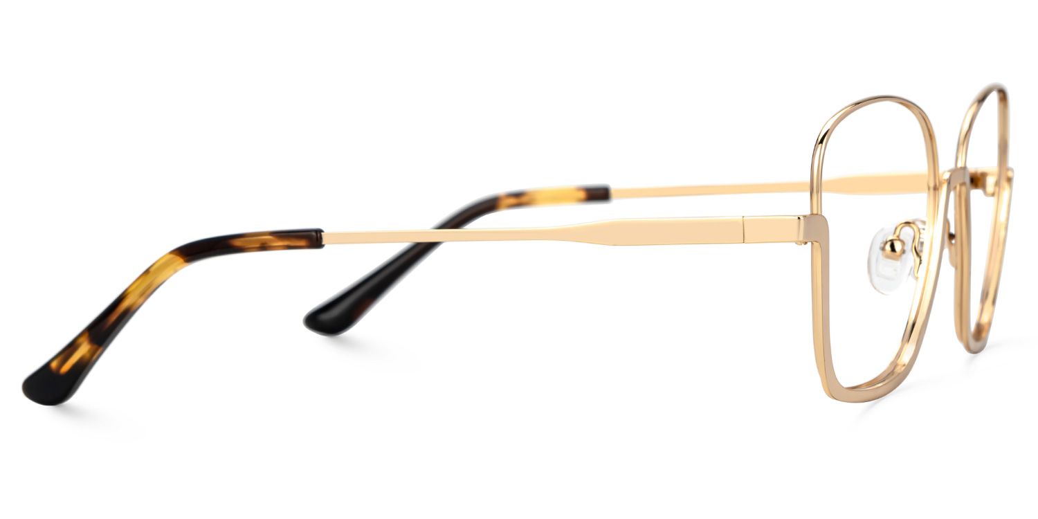 Easter Gold Quadratisch Brille2