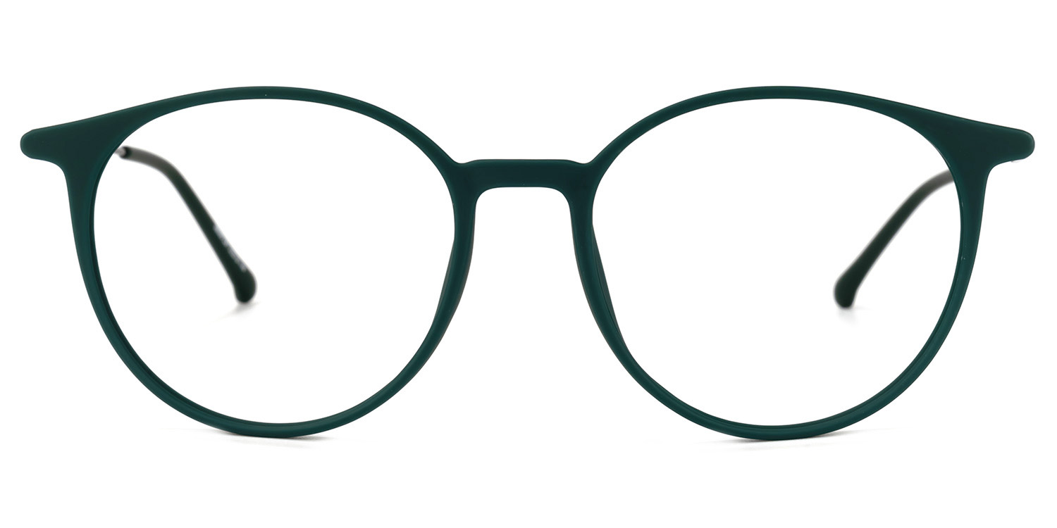 Ohnicio Dunkelgrün Rund Brille