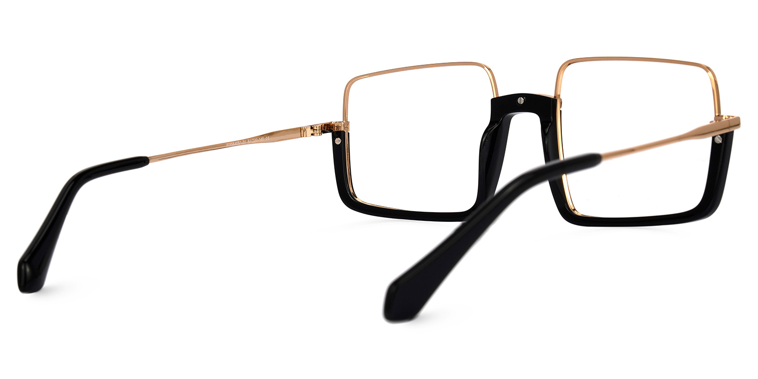 Shelton Schwarz Quadratisch Brille3