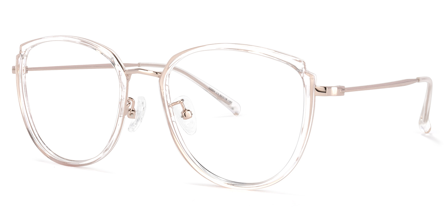 Reagan Gold Cateye Brille1