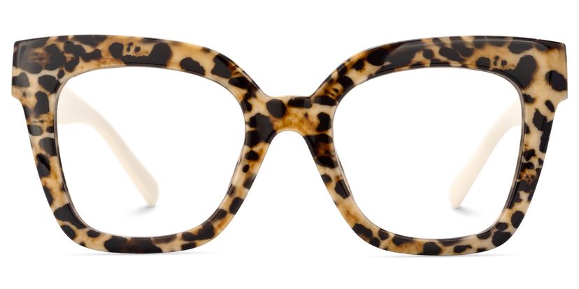 Malcolm Braun Rechteckig Brille