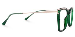 Matia Grün Quadratisch Brille3