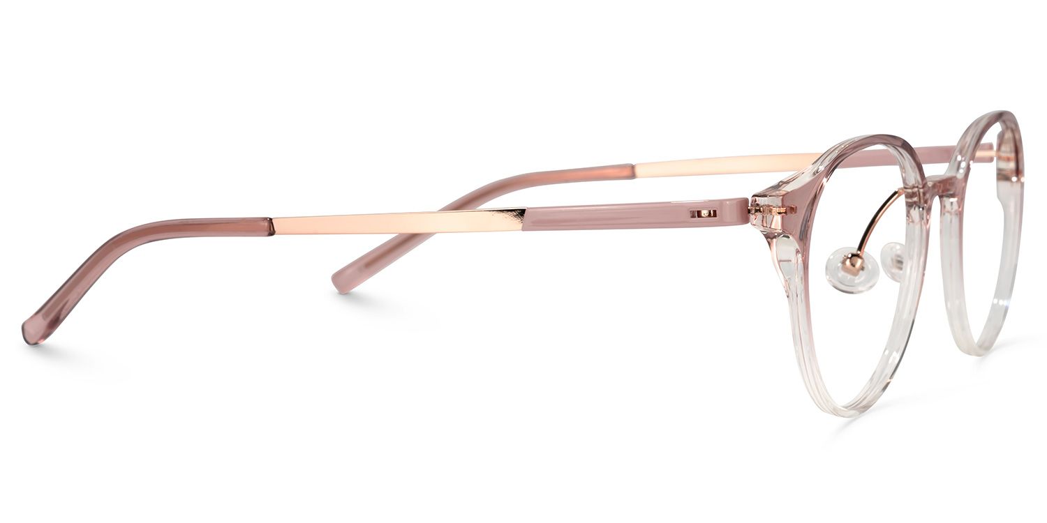 Laszlo Rosa Rund Brille2